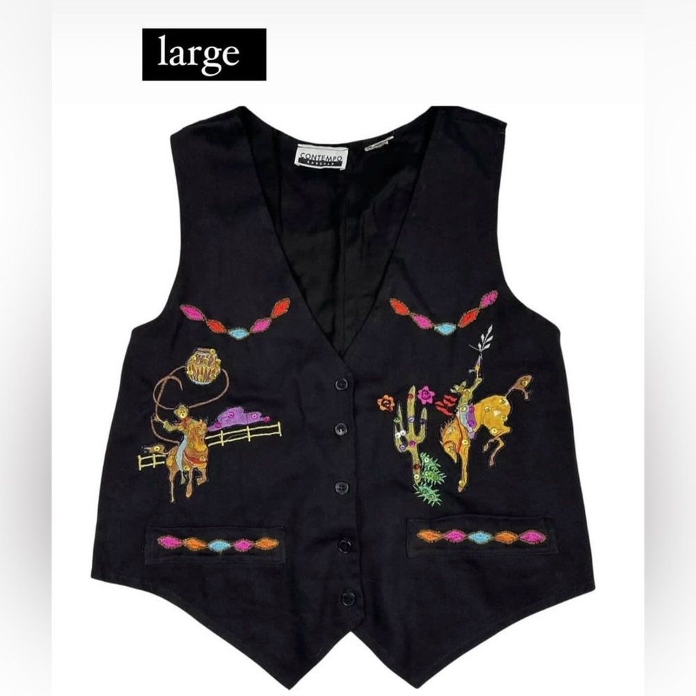 Women’s vintage western vest